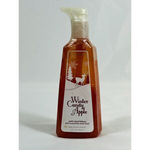 NOS NEW Bath & Body Works Winter Candy Apple Deep Cleansing Hand Soap 8 Oz